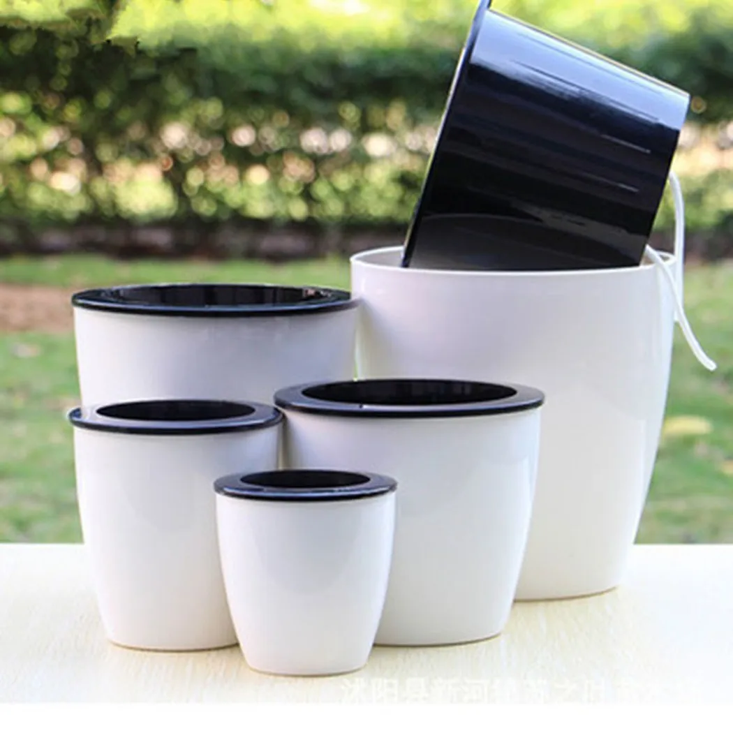 Bonsai Garden Nursery - Lazy Flower Pot Self-Watering Plant Flower