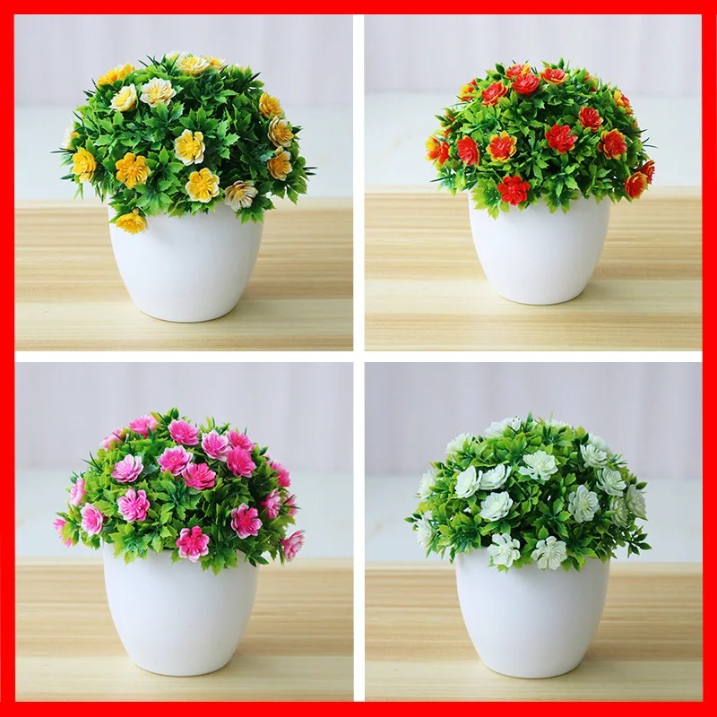 Bonsai Gardenia - 1pc Artificial Plants Bonsai Small Flower
