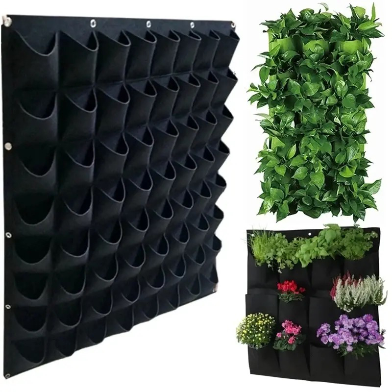 Bonsai Vertical Garden - Wall Hanging Planting Bag Multiple Pockets
