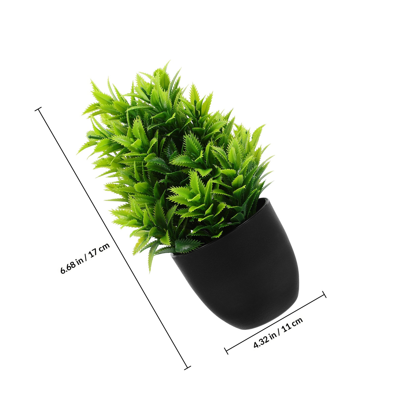4Pcs Artificial Green Plants B - огляд і ціна Bonsai Garden Restaurant