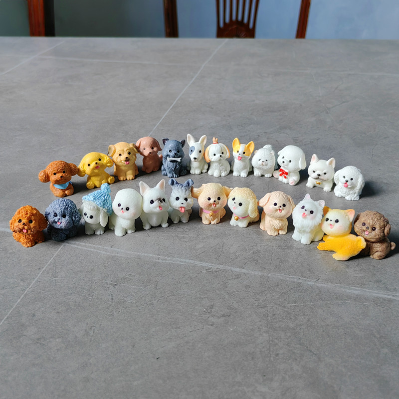 12pc Cute Small Dog Puppy Anim - огляд і ціна Bonsai Gardenia