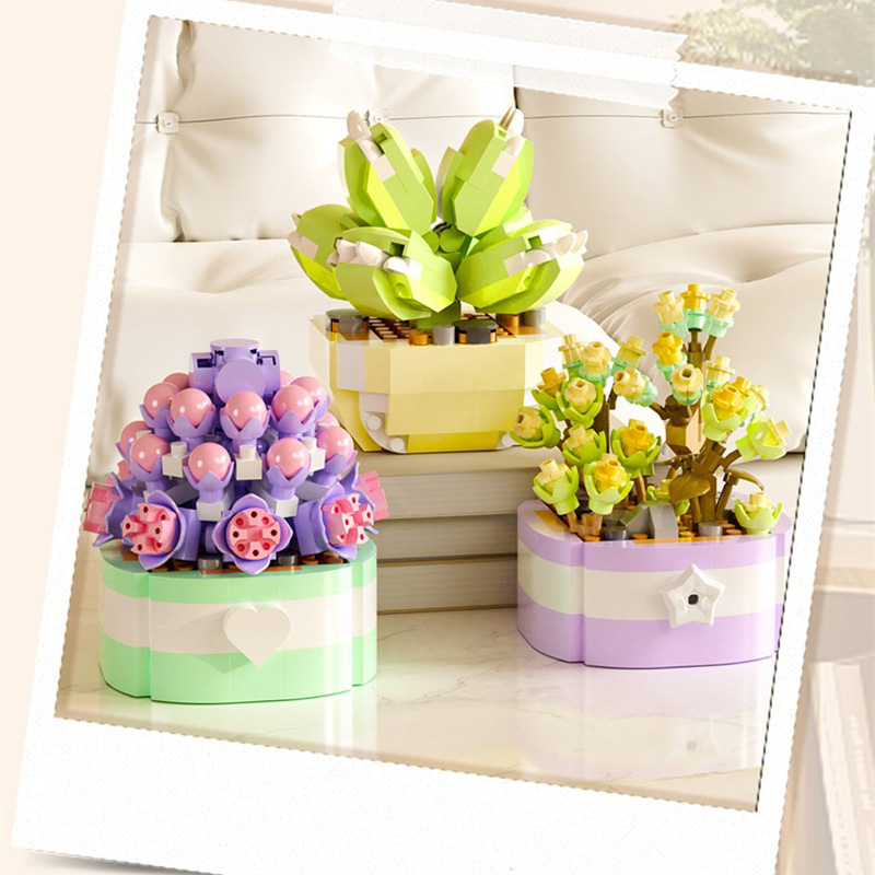 Flower Succulents Building Blo - огляд і ціна Bonsai Garden Lego