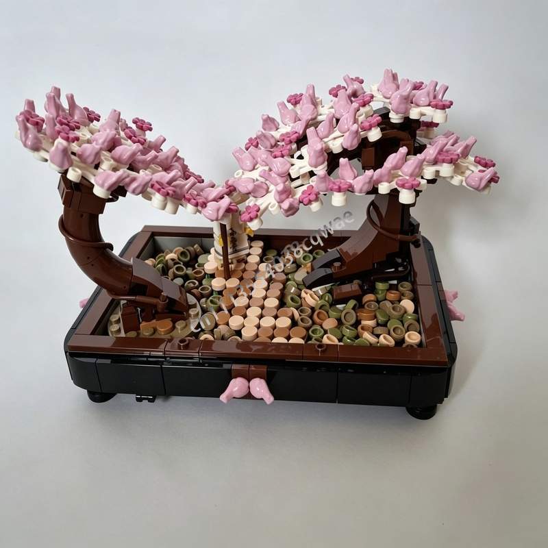 673PCS Bonsai Park Cherry Blos - огляд і ціна Bonsai Garden Lego