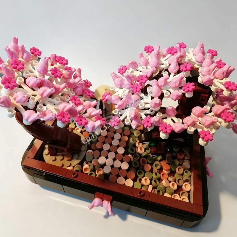 673PCS Bonsai Park Cherry Blos - огляд і ціна Bonsai Garden Lego