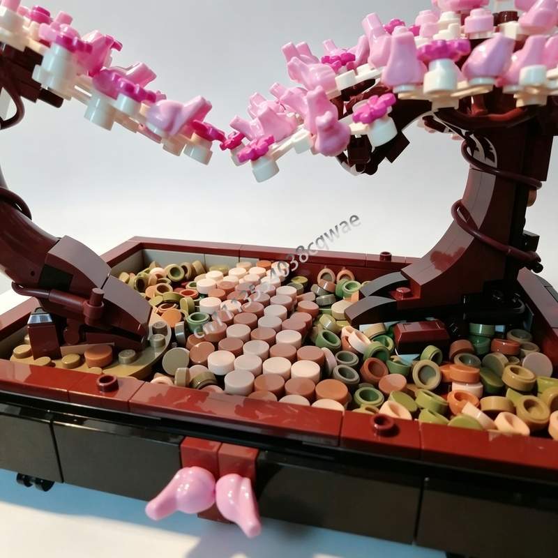 673PCS Bonsai Park Cherry Blos - огляд і ціна Bonsai Garden Lego