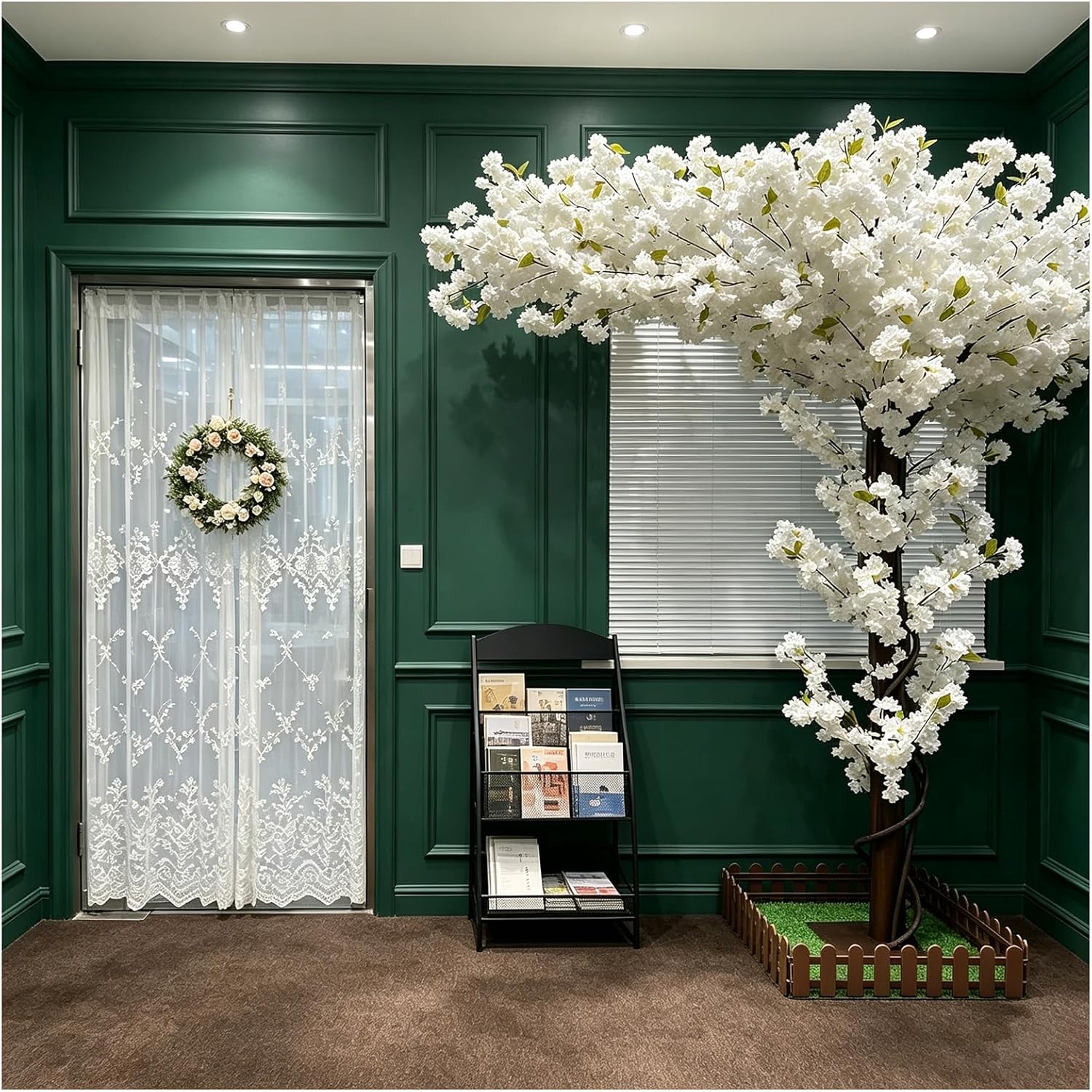 Large Artificial White Cherry  - огляд і ціна Bonsai Garden Restaurant