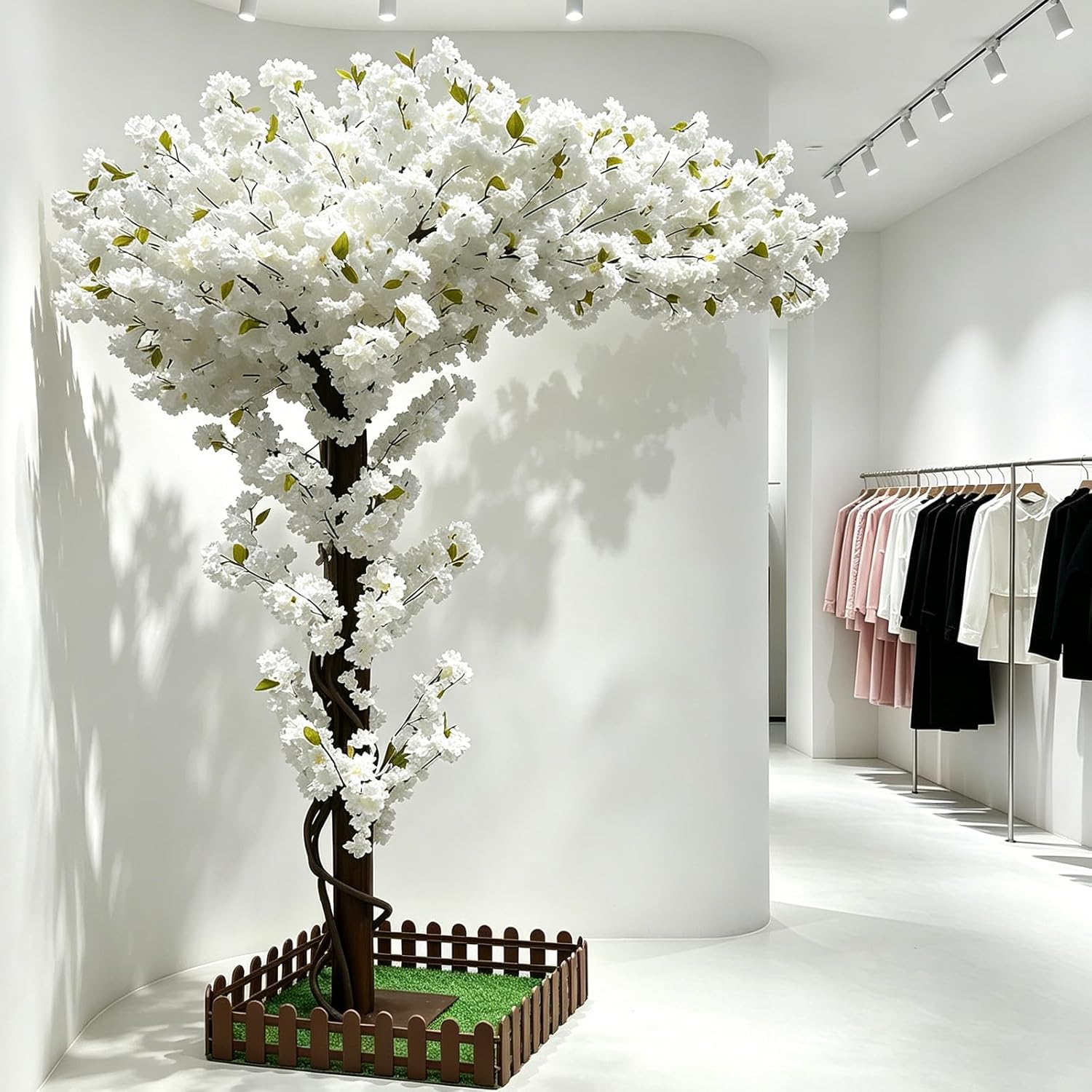 Large Artificial White Cherry  - огляд і ціна Bonsai Garden Restaurant
