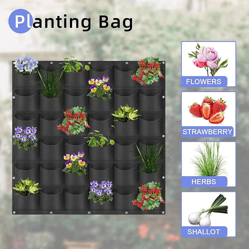 Wall Hanging Planting Bag Mult - огляд і ціна Bonsai Vertical Garden