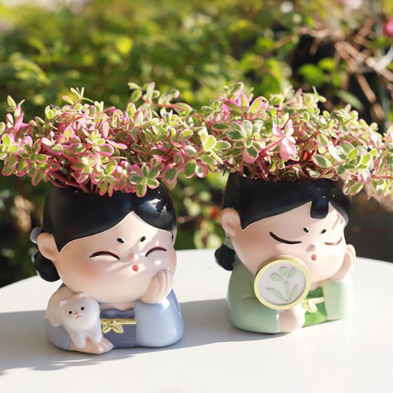 Resin Tang Dynasty Lady Nurser - огляд і ціна Bonsai Garden Nursery