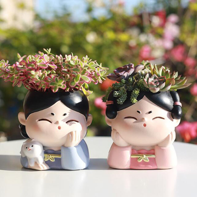 Resin Tang Dynasty Lady Nurser - огляд і ціна Bonsai Garden Nursery