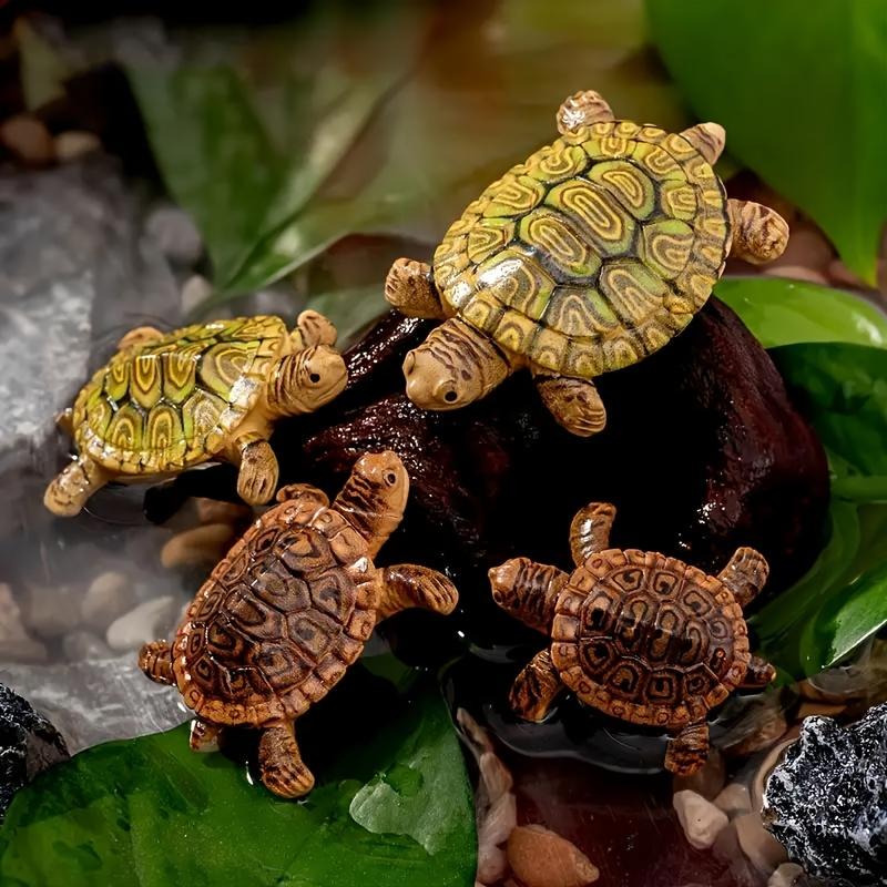6 Mini Turtle Statues for Aqua - огляд і ціна Bonsai Gardenia