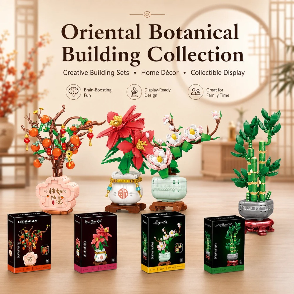 Orchid Building Blocks Flowers - огляд і ціна Bonsai Garden Lego