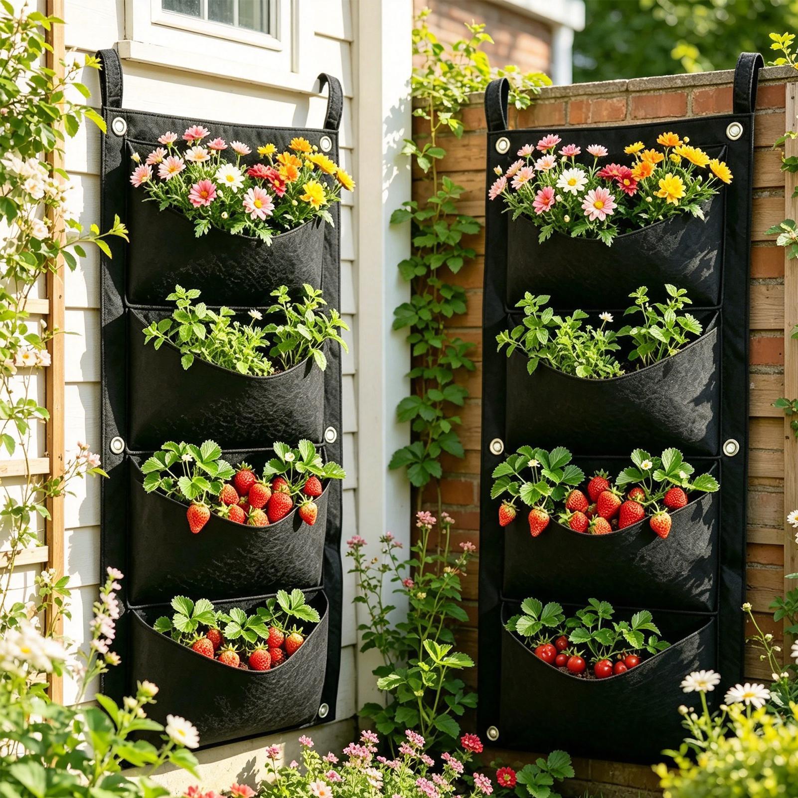 2pcs Wall Hanging Planting Bag - огляд і ціна Bonsai Vertical Garden