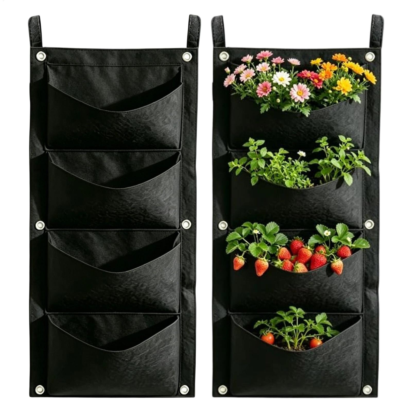 2pcs Wall Hanging Planting Bag - огляд і ціна Bonsai Vertical Garden