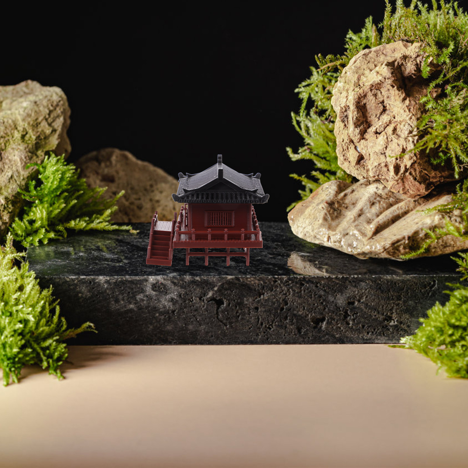 Realistic Miniature Pavilion O - огляд і ціна Bonsai Garden Set Up
