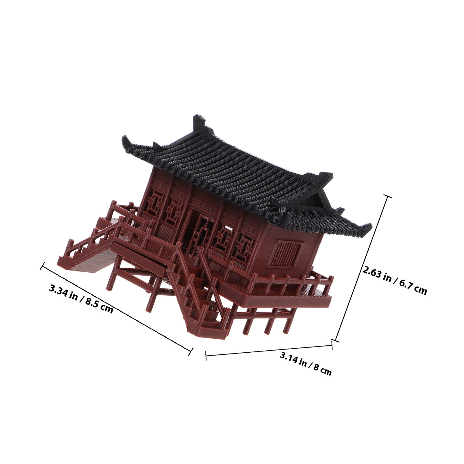 Realistic Miniature Pavilion O - огляд і ціна Bonsai Garden Set Up
