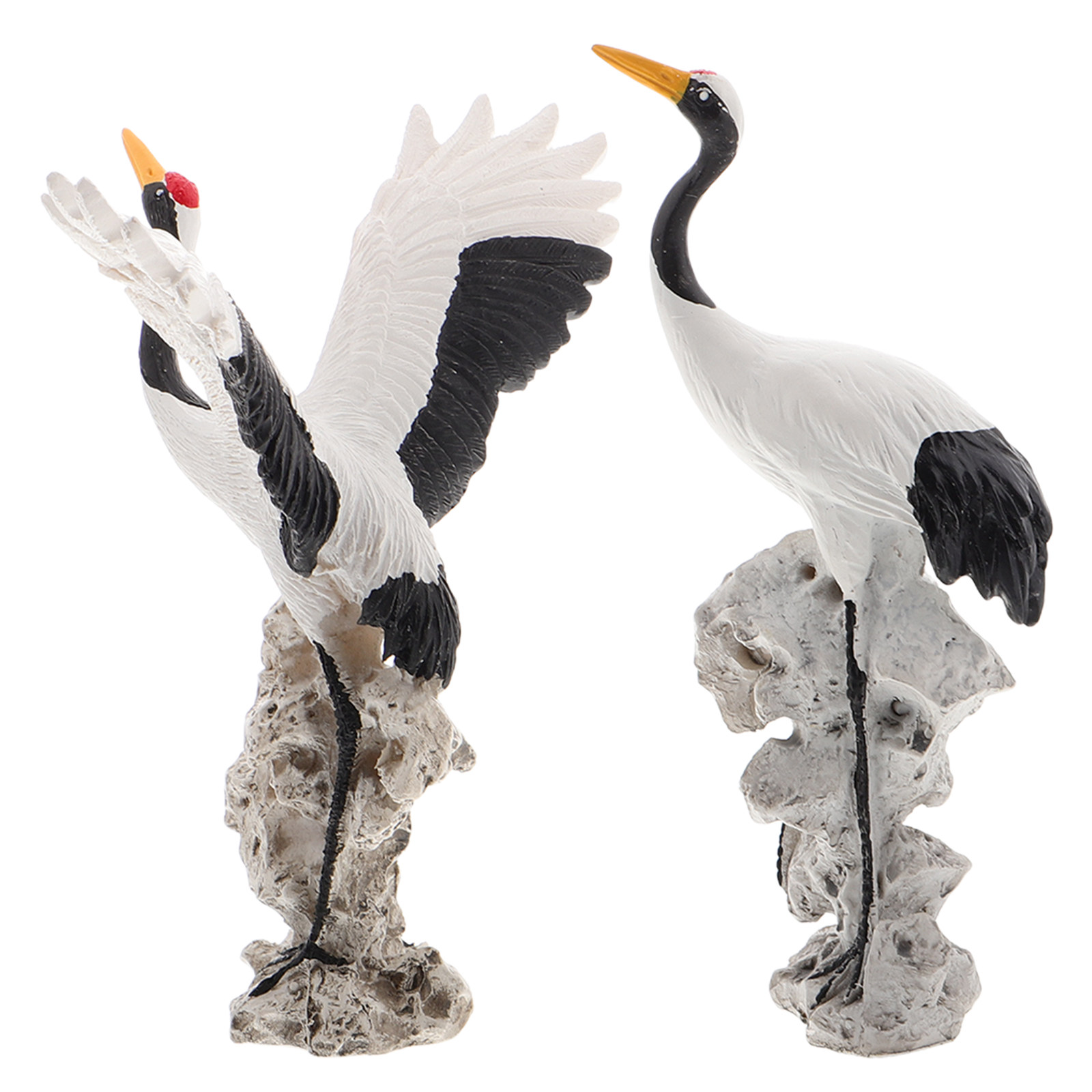 2Pcs Elegant Crane Statues Sim - огляд і ціна Bonsai Garden Set Up
