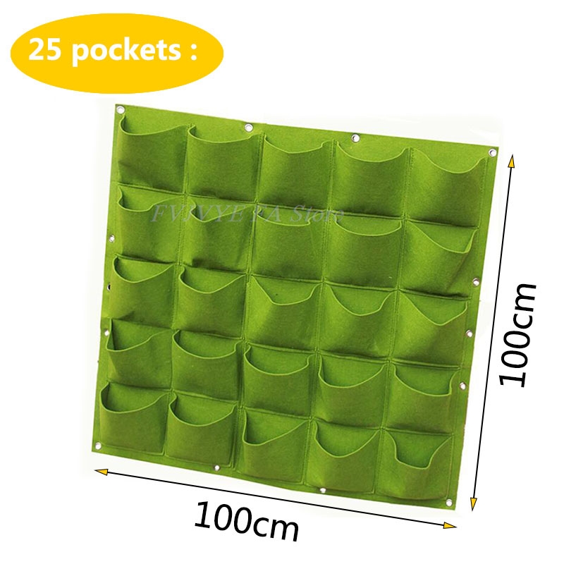 25 Pockets Wall Hanging Planti - огляд і ціна Bonsai Vertical Garden