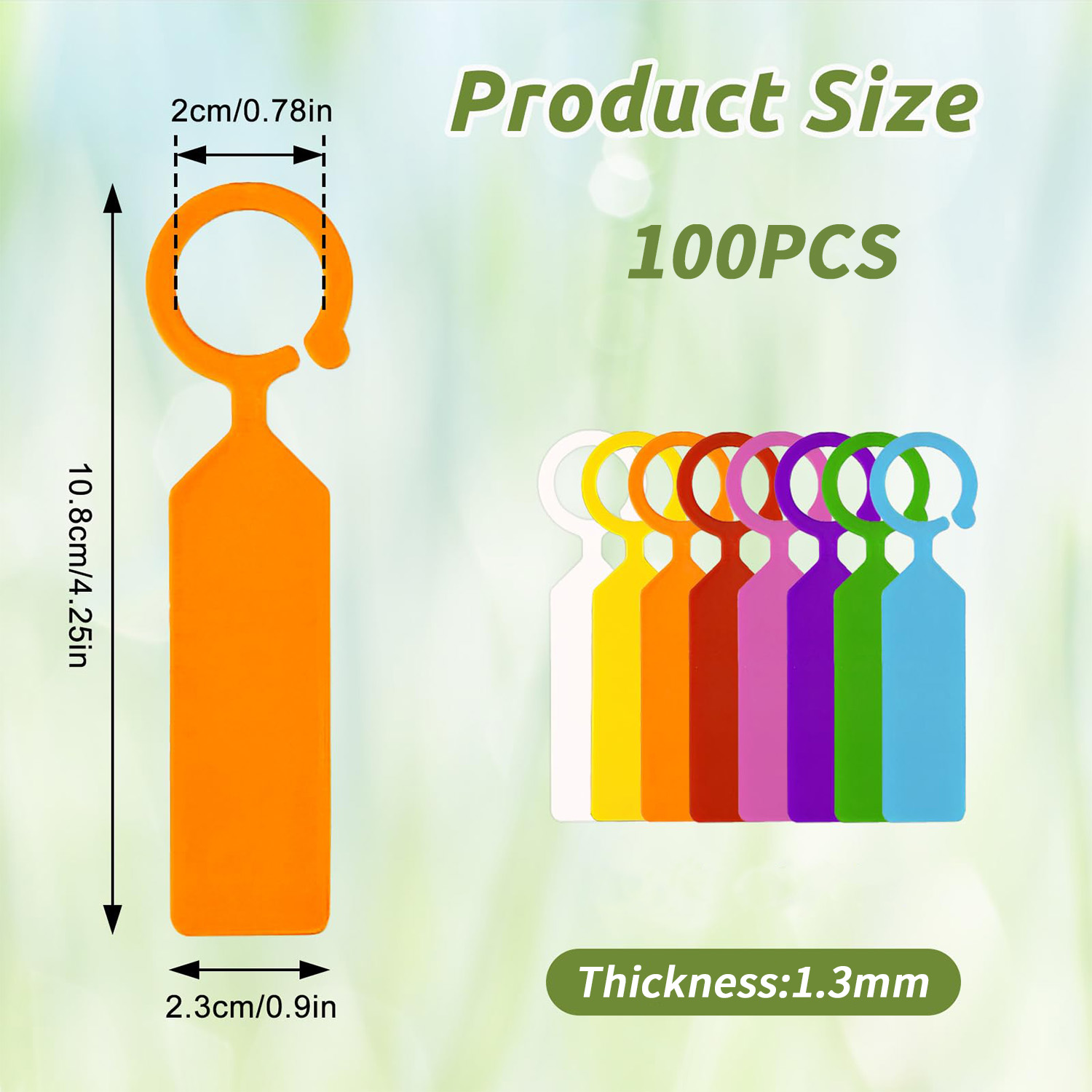 100PCS 10.7x2.3CM Plastic Gard - огляд і ціна Bonsai Garden Nursery