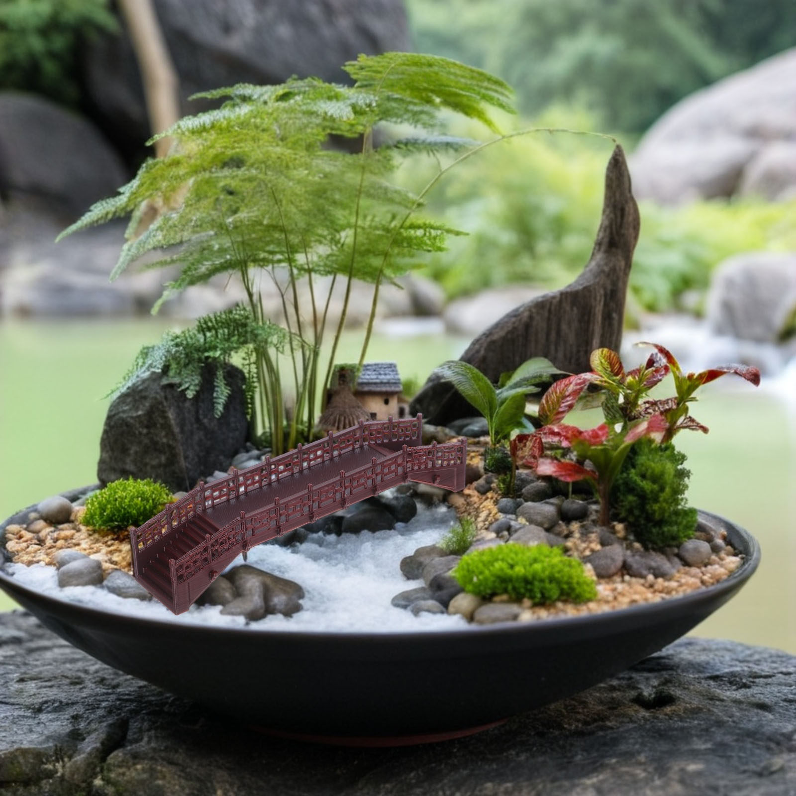 Vintage Chinese Style Miniatur - огляд і ціна Bonsai Garden Set Up