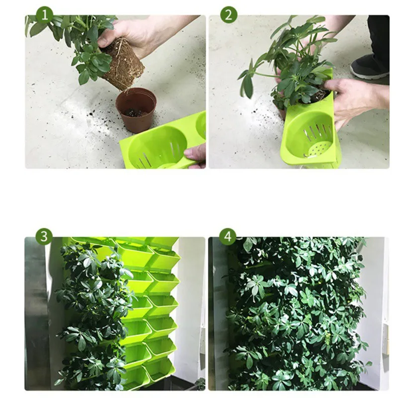 1PC Self Watering Flower Pot V - огляд і ціна Bonsai Vertical Garden