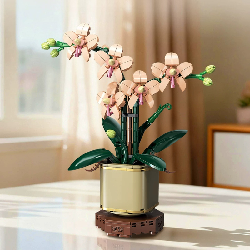 SEMBO Artificial Flowers Build - огляд і ціна Bonsai Garden Lego