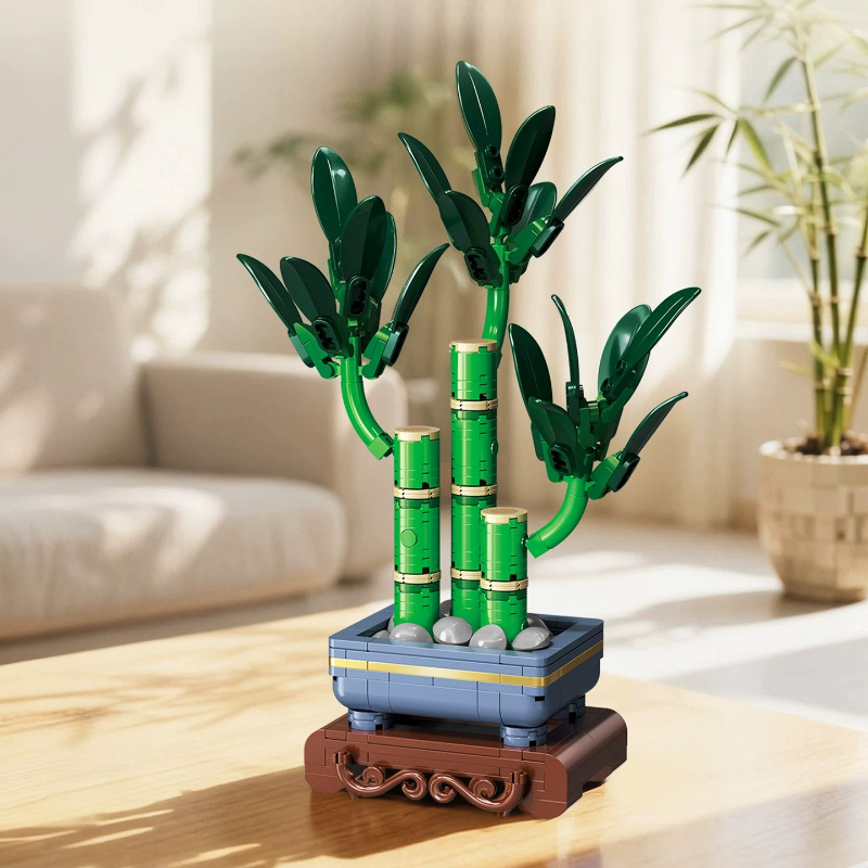 SEMBO Artificial Flowers Build - огляд і ціна Bonsai Garden Lego