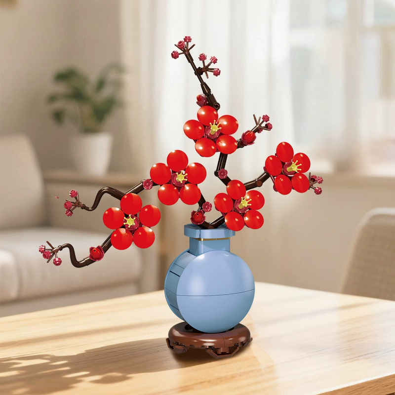SEMBO Artificial Flowers Build - огляд і ціна Bonsai Garden Lego