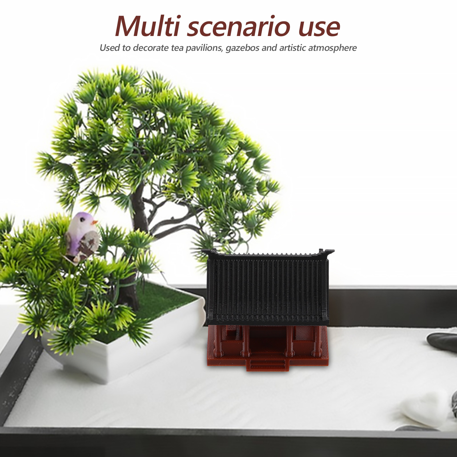 Asian Pavilion Sculpture Mini  - огляд і ціна Bonsai Garden Set Up