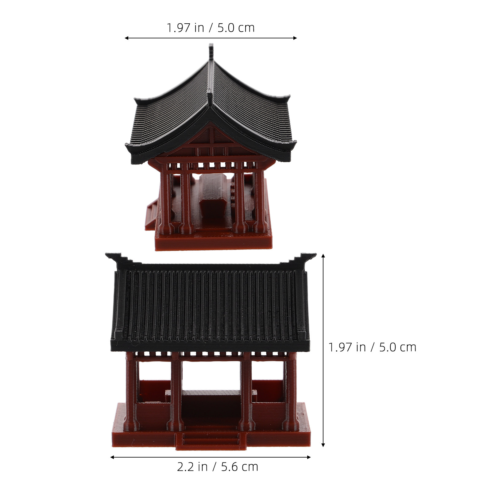 Asian Pavilion Sculpture Mini  - огляд і ціна Bonsai Garden Set Up