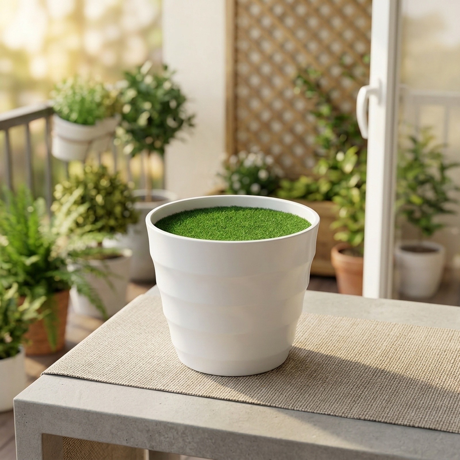 Plastic Lawn Vase with Built-i - огляд і ціна Bonsai Garden Restaurant