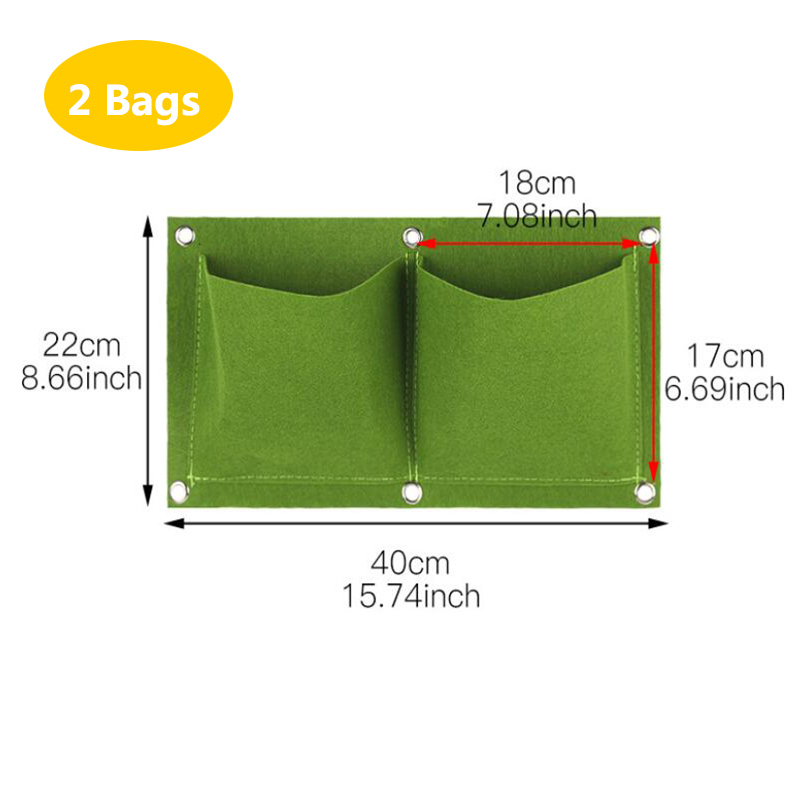 Wall Hanging Planting Bags Poc - огляд і ціна Bonsai Vertical Garden