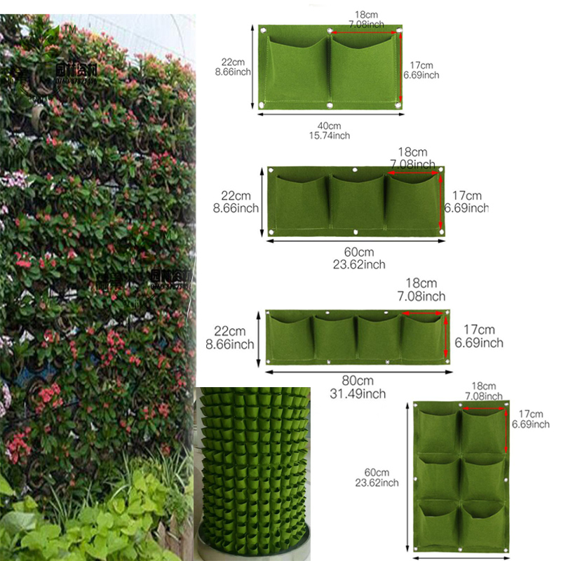 Wall Hanging Planting Bags Poc - огляд і ціна Bonsai Vertical Garden