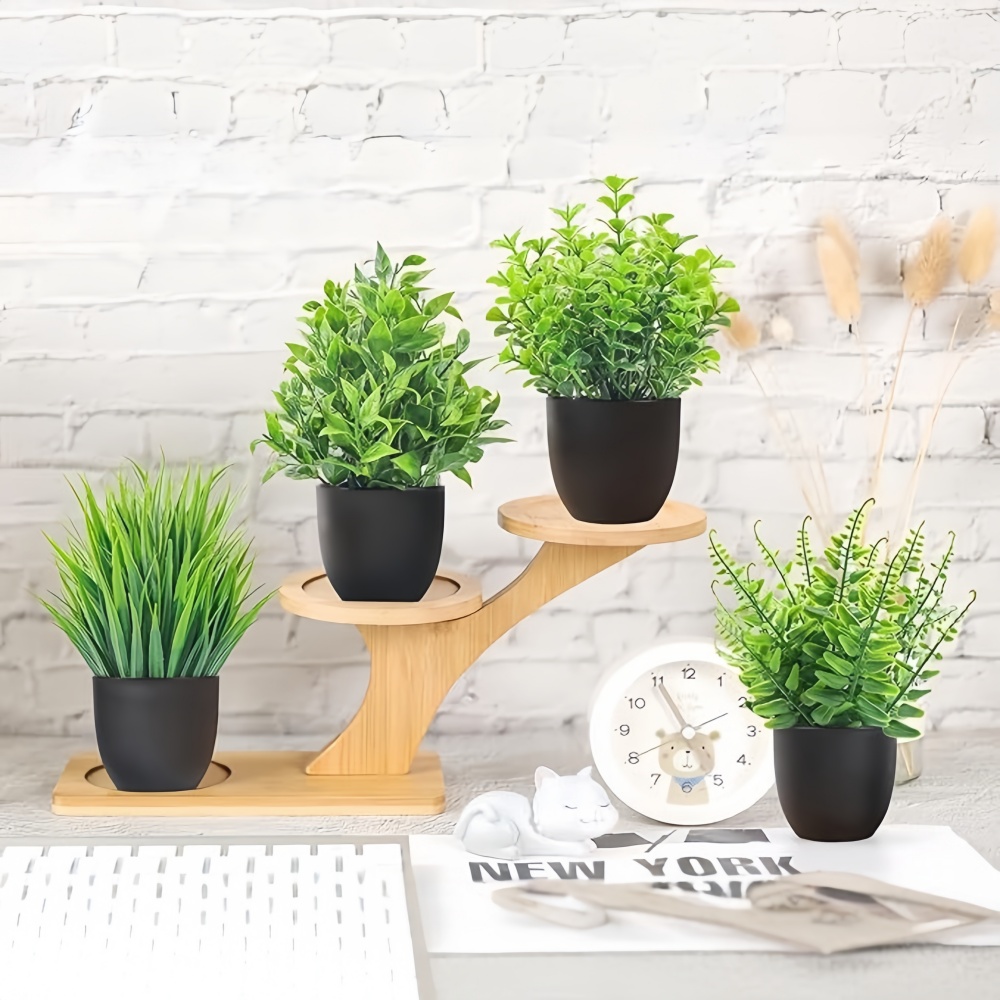 4pcs/set Mini Artificial Plant - огляд і ціна Bonsai Gardenia