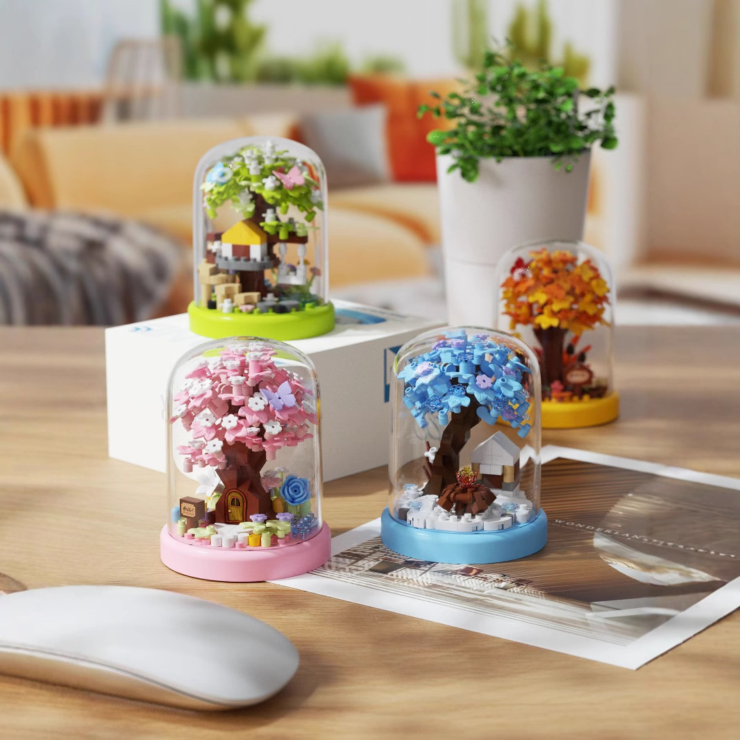 Mini Cherry Blossom Tree House - огляд і ціна Bonsai Garden Lego