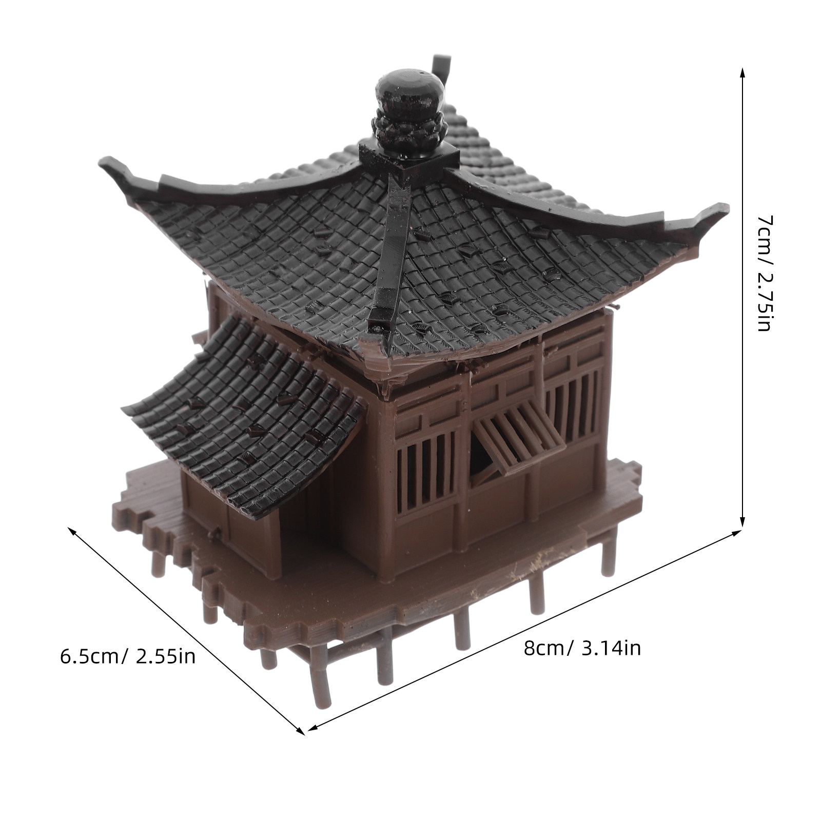 Micro Asian Pavilion Ornament  - огляд і ціна Bonsai Garden Set Up