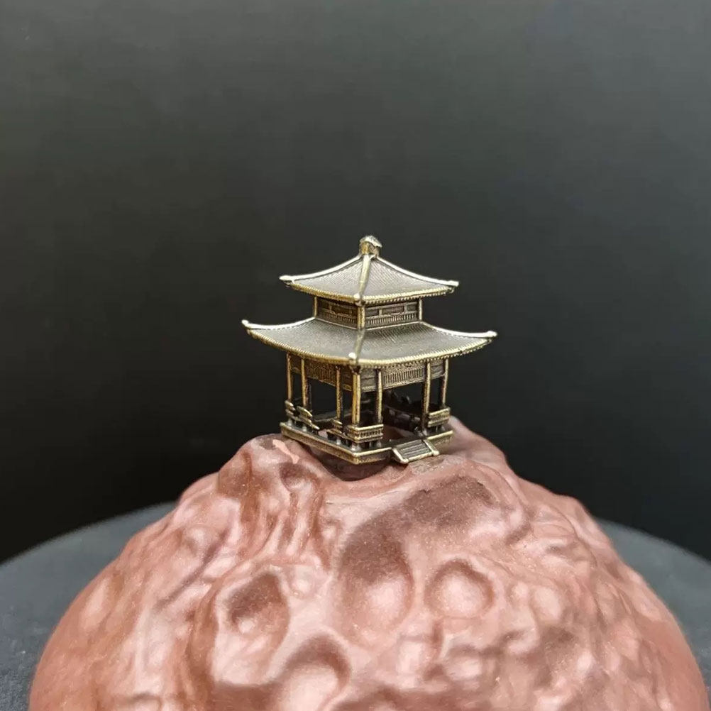 Brass Pavilion Ornament Vintag - огляд і ціна Bonsai Garden Set Up