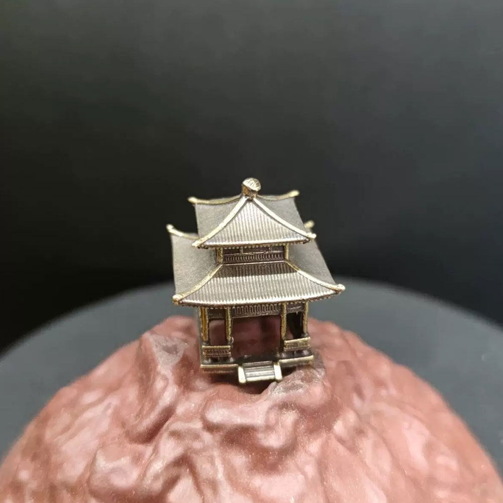 Brass Pavilion Ornament Vintag - огляд і ціна Bonsai Garden Set Up