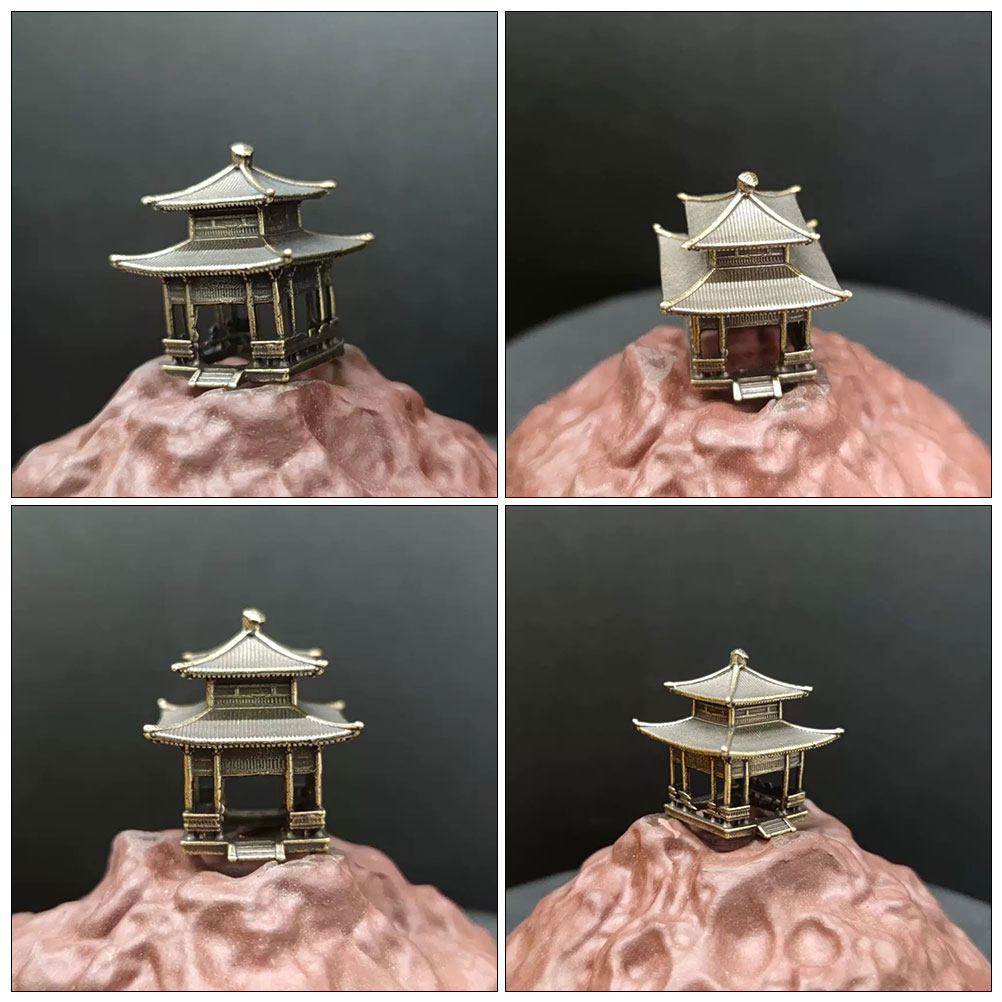 Brass Pavilion Ornament Vintag - огляд і ціна Bonsai Garden Set Up