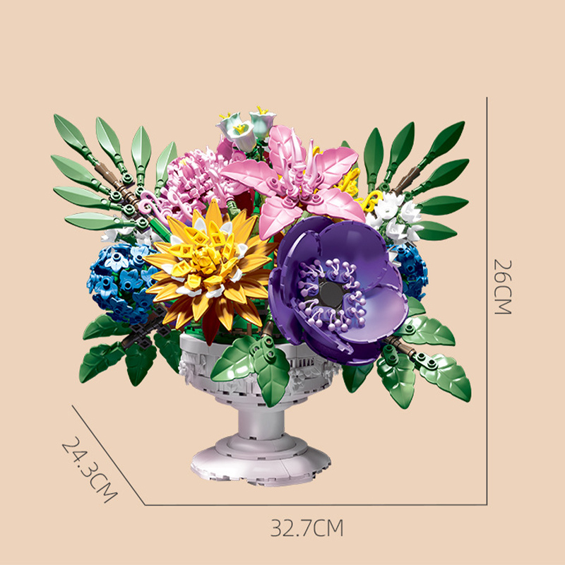 Creative 1081Pcs Flower Garden - огляд і ціна Bonsai Garden Lego