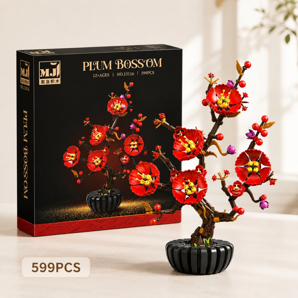 Plum Blossom Bonsai Building B - огляд і ціна Bonsai Garden Lego