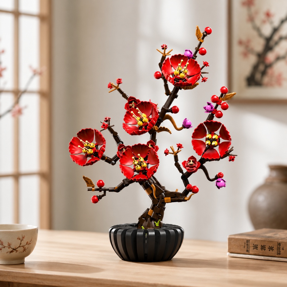 Plum Blossom Bonsai Building B - огляд і ціна Bonsai Garden Lego