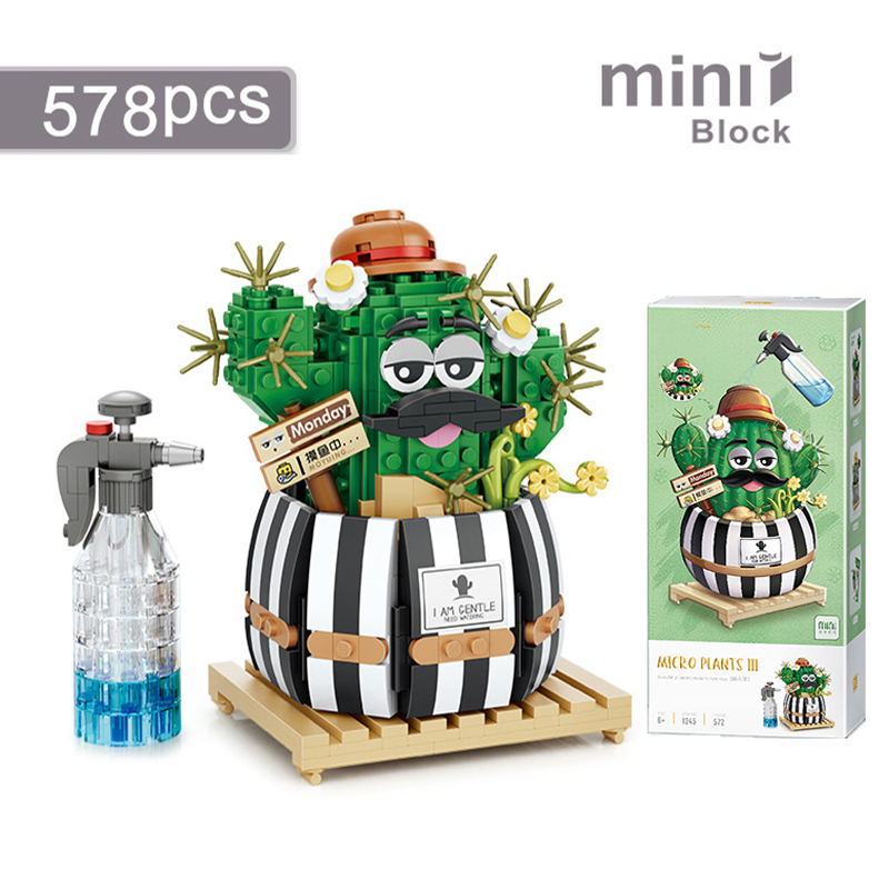 Creative Building Blocks Succu - огляд і ціна Bonsai Garden Lego