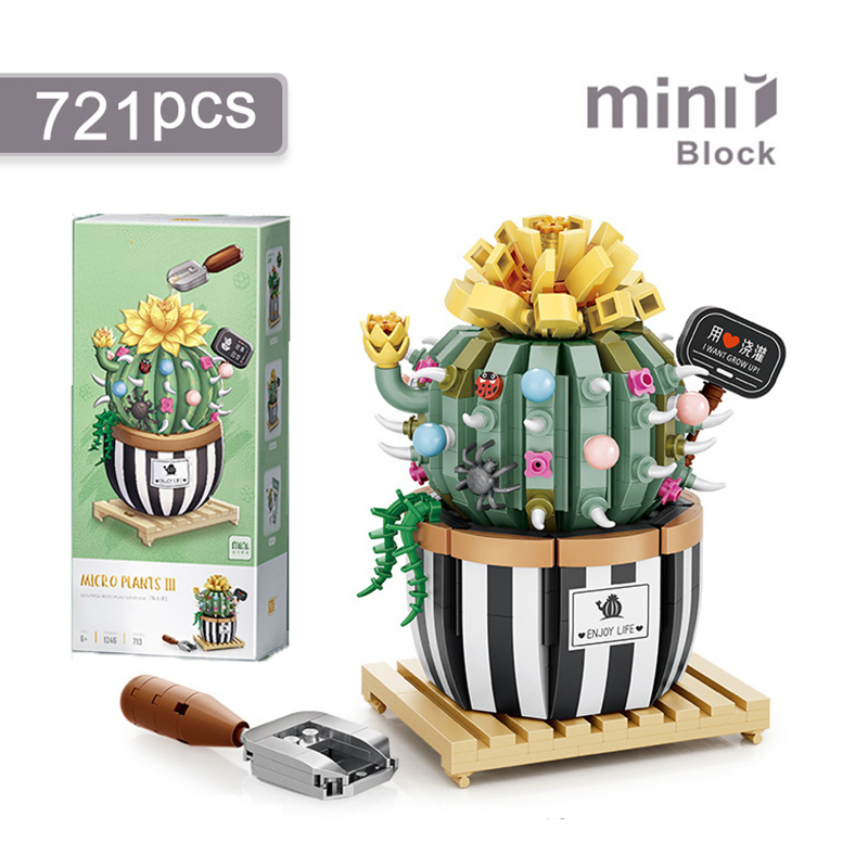 Creative Building Blocks Succu - огляд і ціна Bonsai Garden Lego