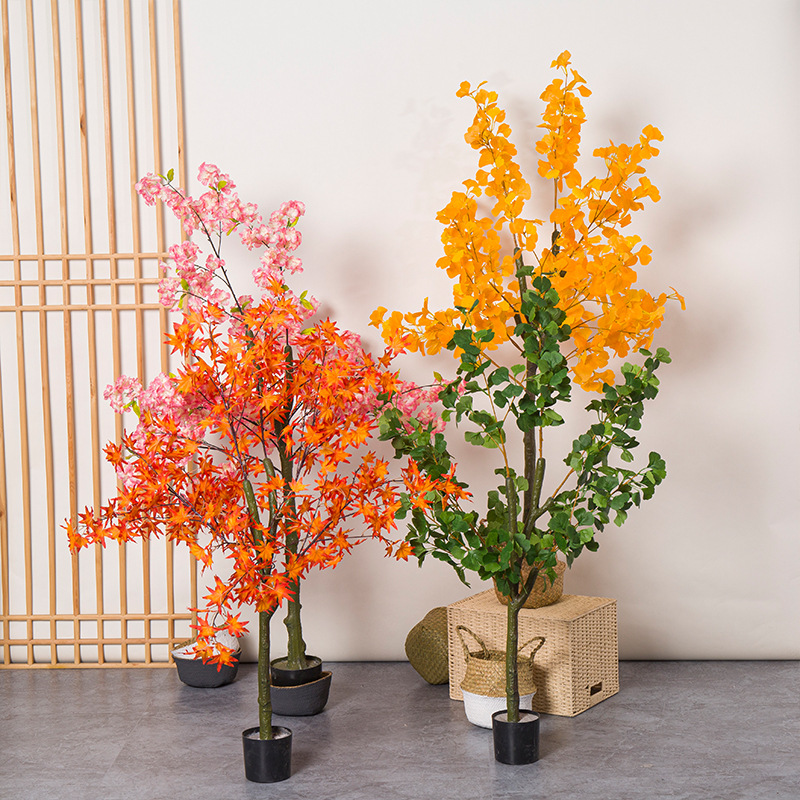 Artificial Red Maple Tree Pott - огляд і ціна Bonsai Garden Restaurant