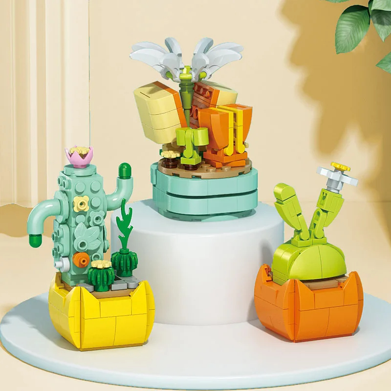 Flowers Succulents Building Bl - огляд і ціна Bonsai Garden Lego