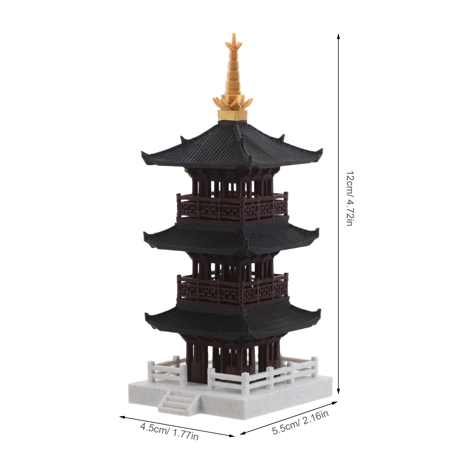 Chinese Pagoda Sculpture Minia - огляд і ціна Bonsai Garden Set Up